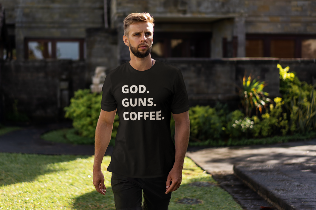 Gods. Guns. Coffee. T-Shirt