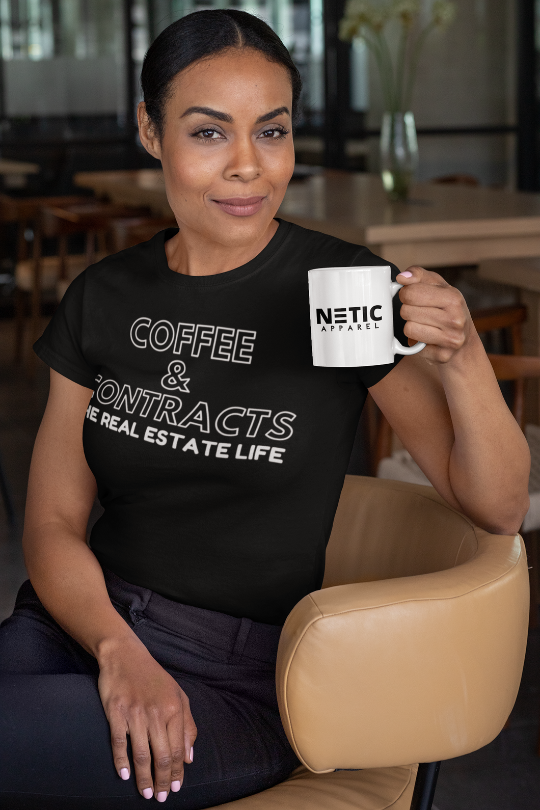 The Real Estate Life:  Coffee and Contracts T-Shirt